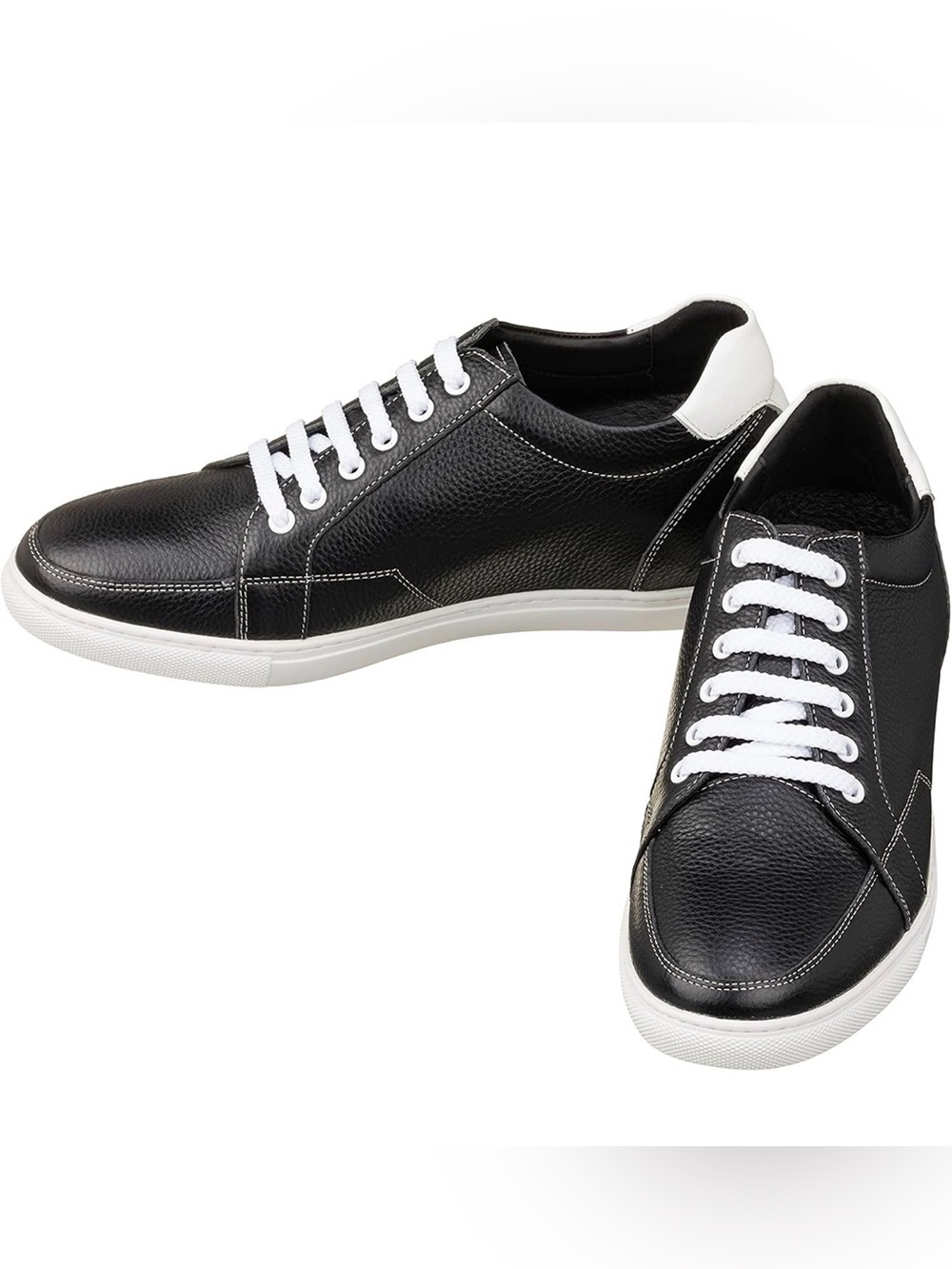 Calto Men's Invisible Height Increasing Elevator Shoes Casual Sneakers Size 7.5